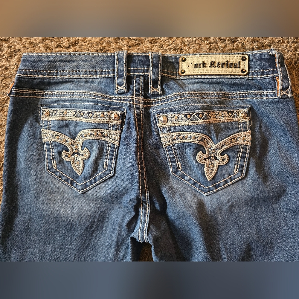 Rock Revival Blue Boot Cut Jeans
